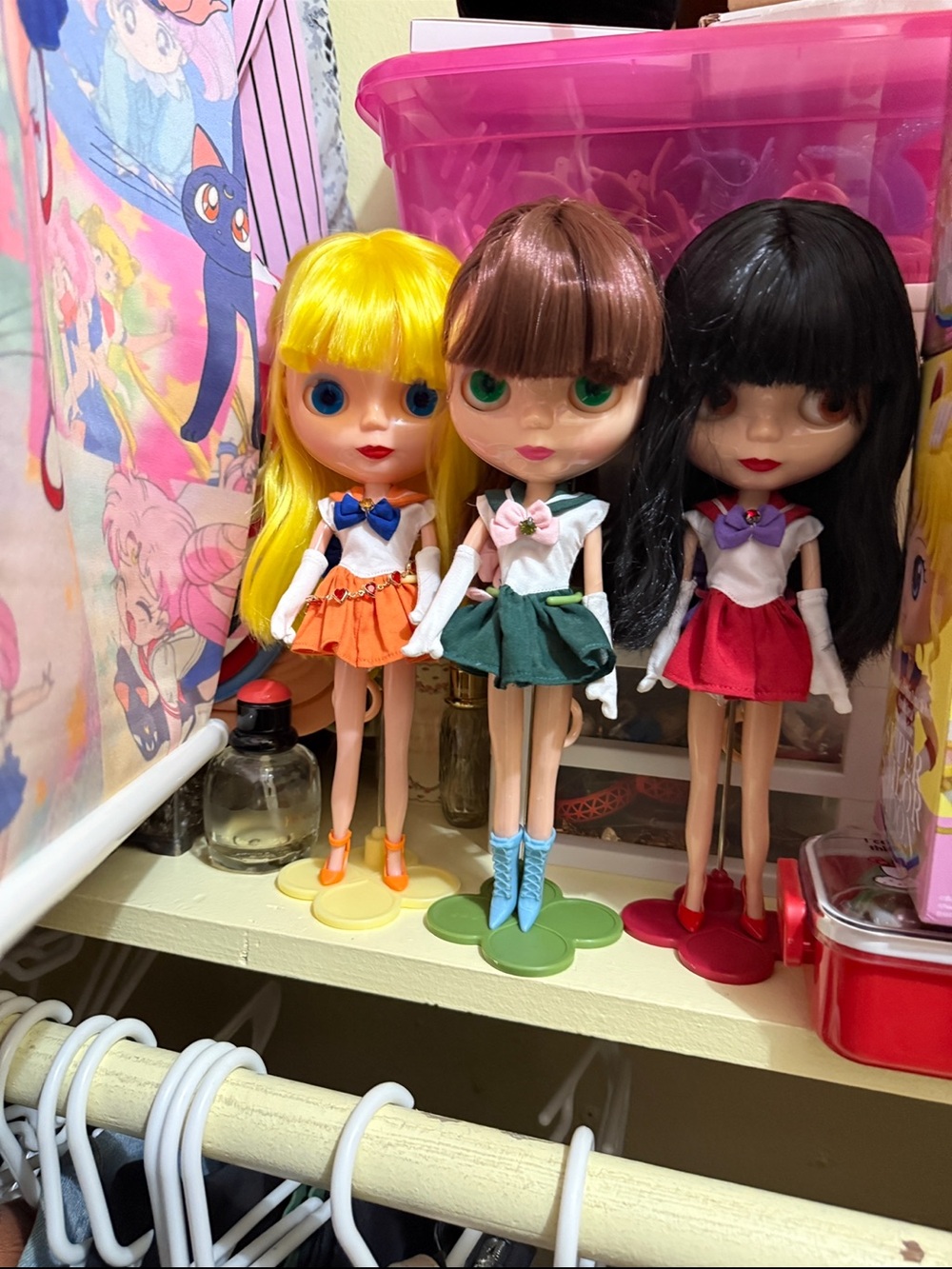 3 Sailor Moon Fashion Dolls Blythe Dolls Cute Sailor Jupiter Sailor Venus